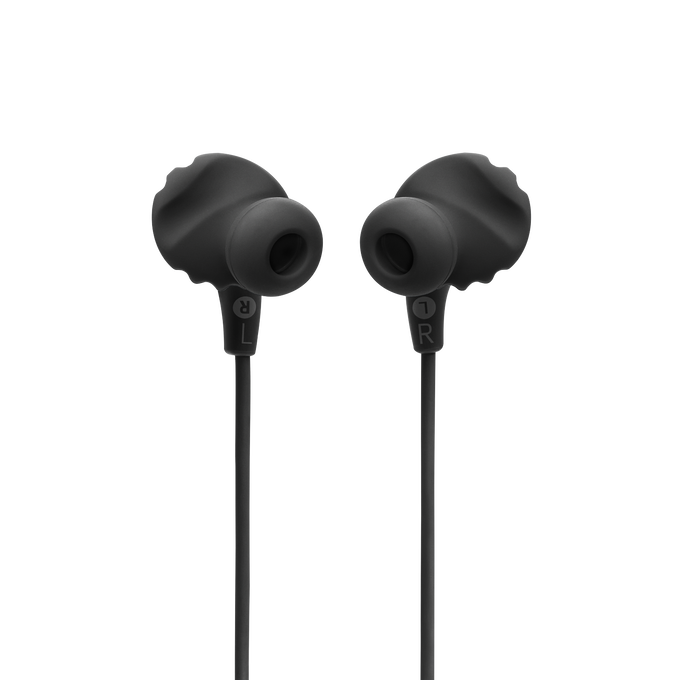 JBL Endurance Run 2 Wired - Black - Waterproof Wired Sports In-Ear Headphones - Back image number null